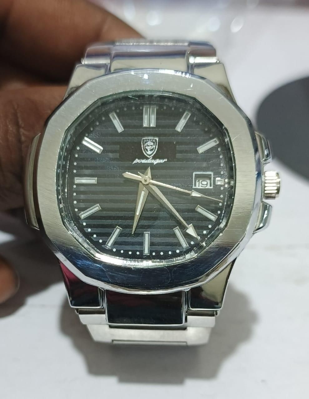 Luxury Stainless Silver Watch