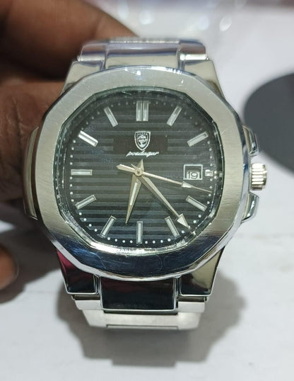 Luxury Stainless Silver Watch