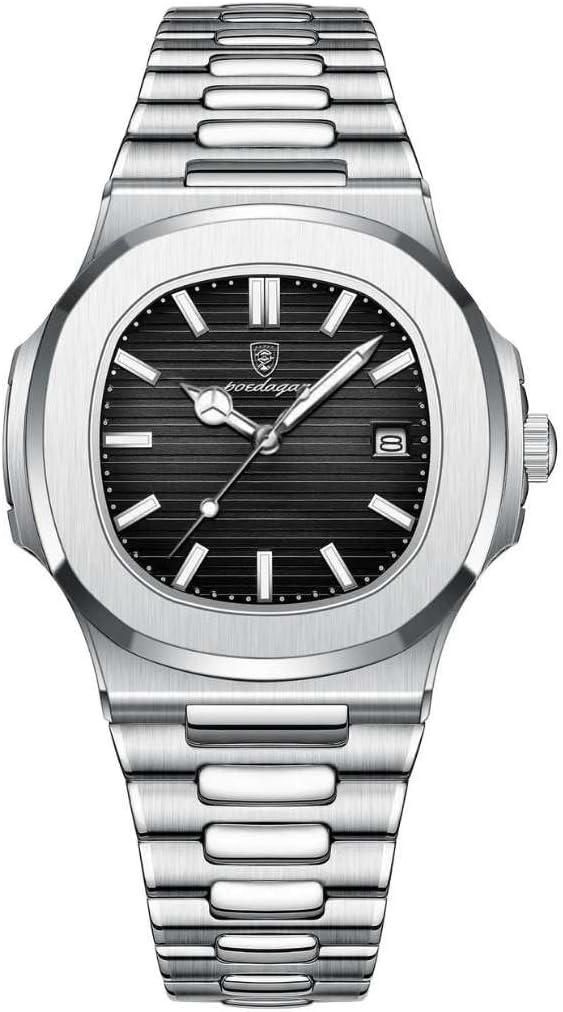 Luxury Stainless Silver Watch