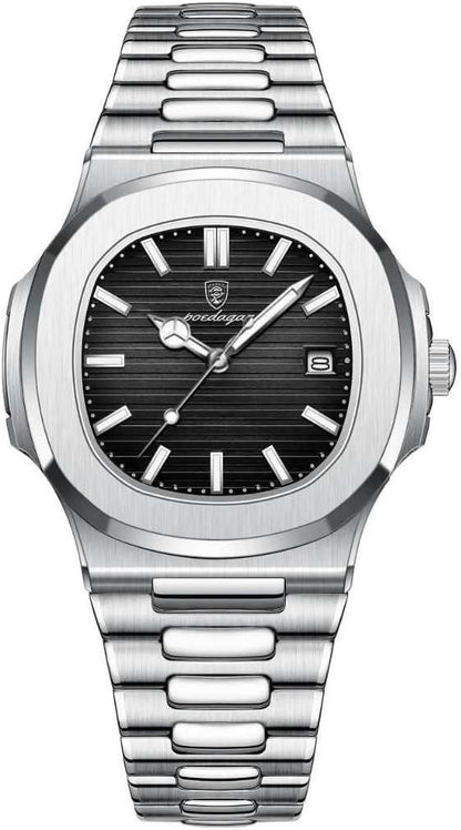 Luxury Stainless Silver Watch
